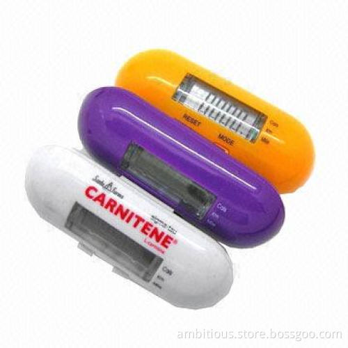 Multifunction step counter pedometer, various colors are available